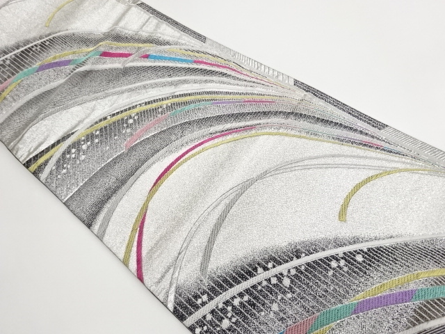 JAPANESE FUKURO OBI / WOVEN SHIKISHI PATTERN